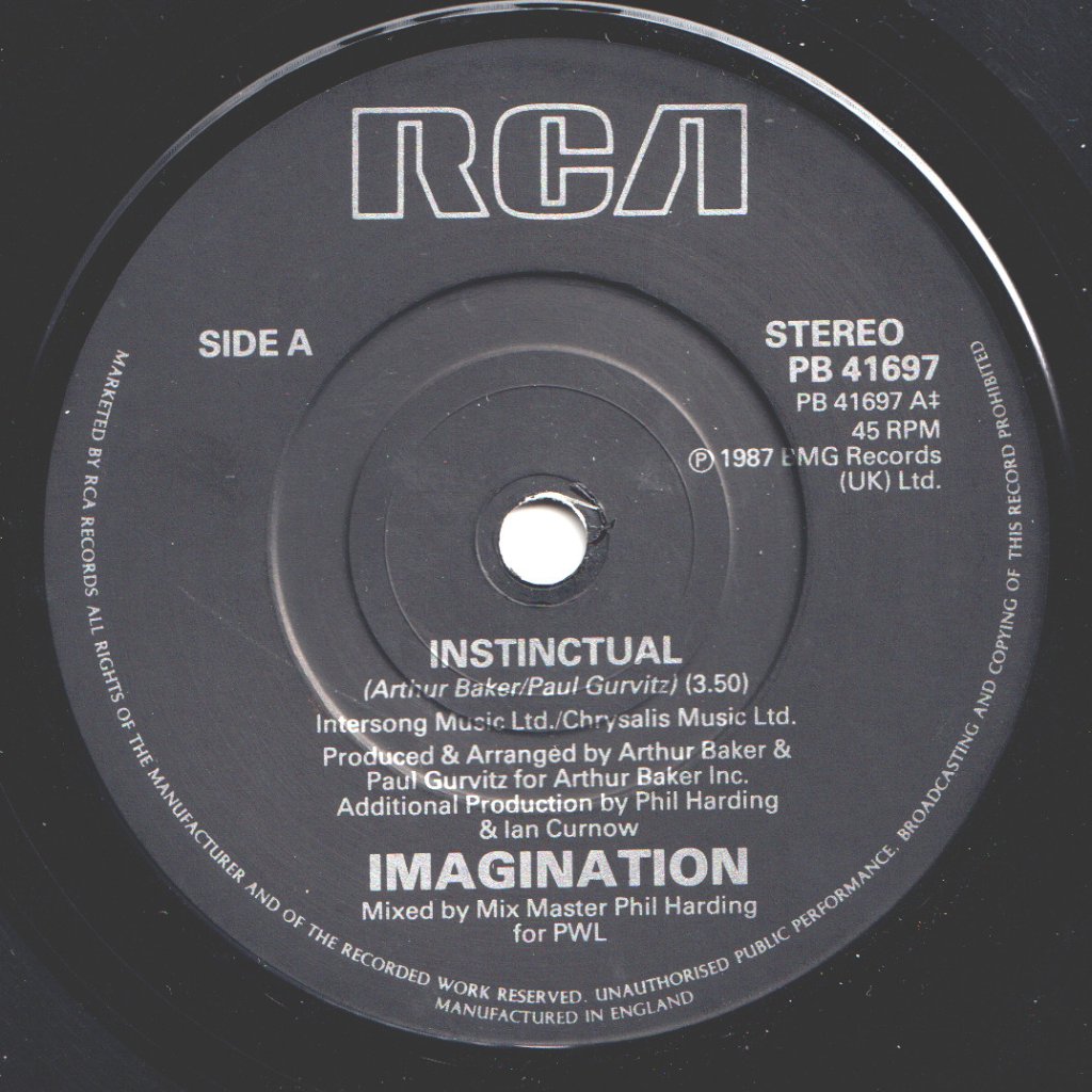 Imagination (80'S Pop Group) - Instinctual - 7 Inch