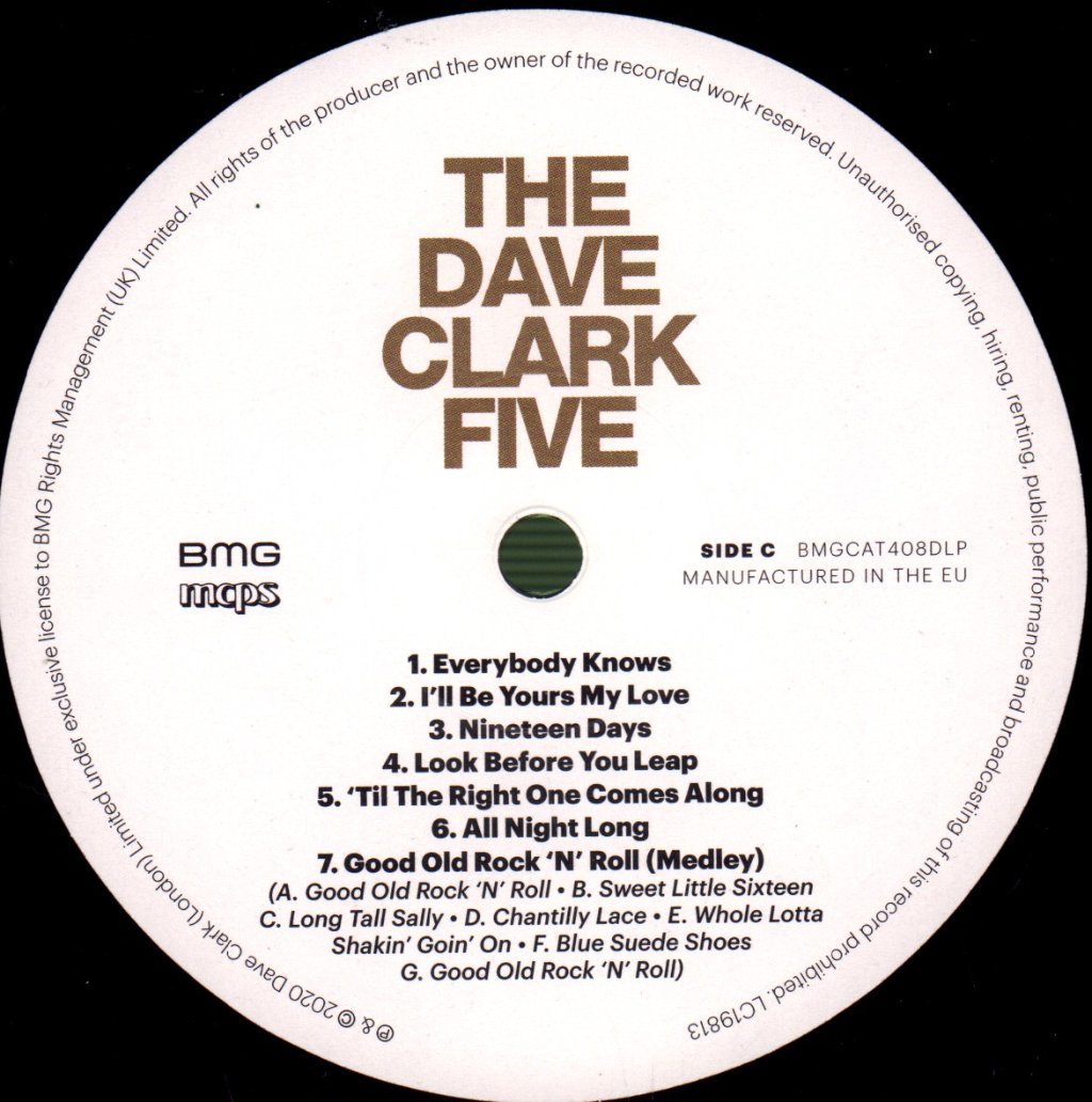 Dave Clark Five - All The Hits - Double Lp