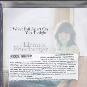 Eleanor Friedberger - I Won't Fall Apart On You Tonight - Cdr