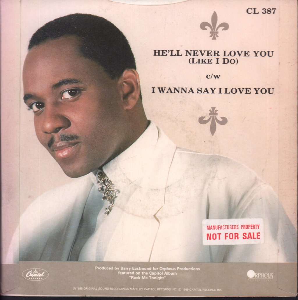Freddie Jackson - He'll Never Love You - 7 Inch