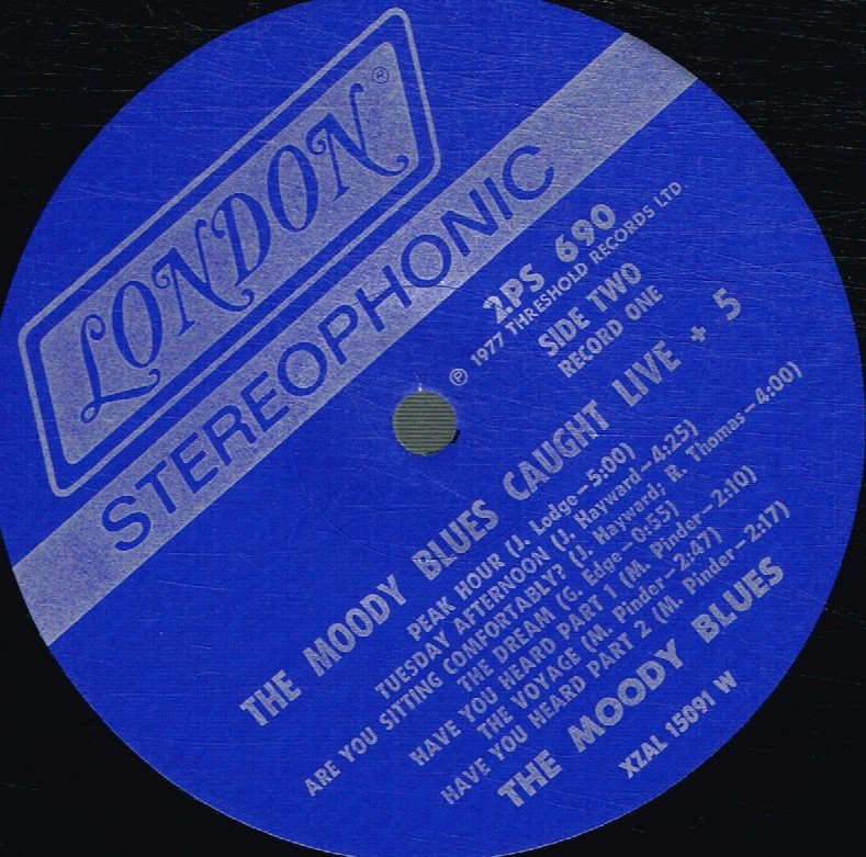 Moody Blues - Caught Live +5 - Double Lp