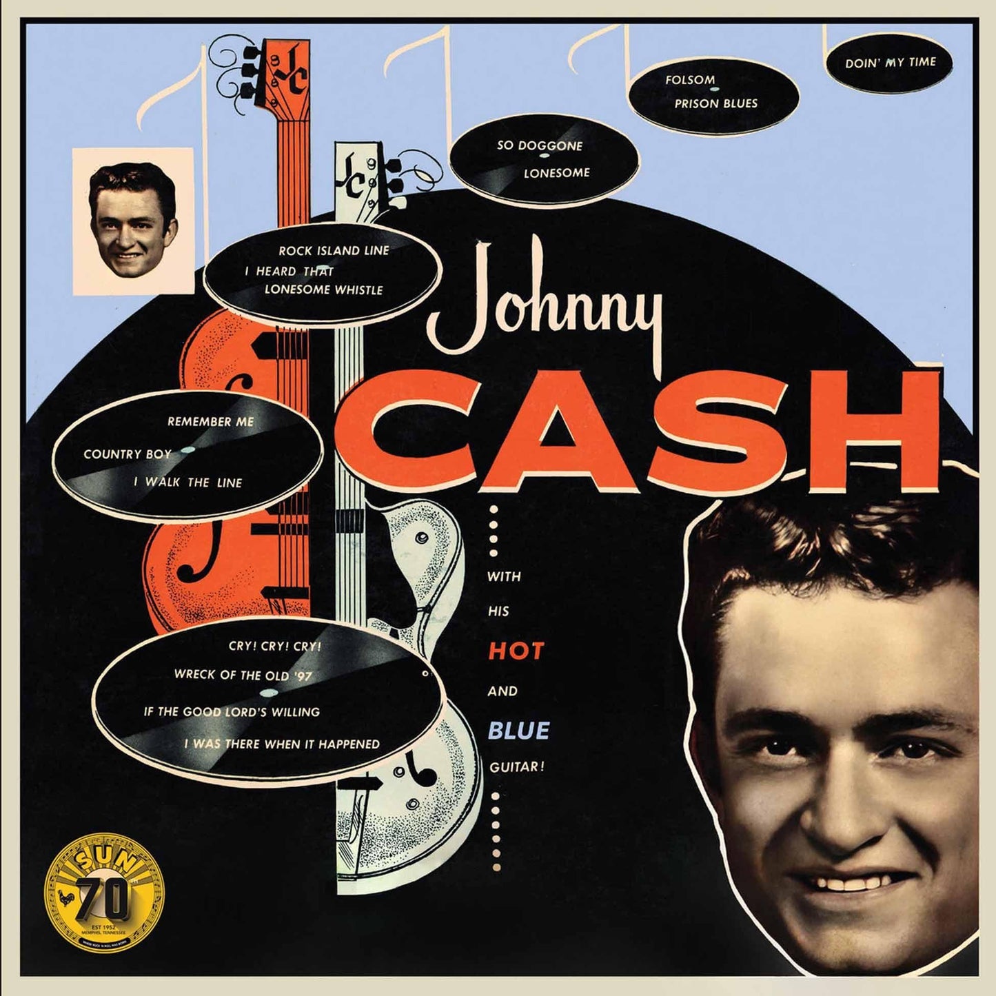 Johnny Cash - With His Hot & Blue Guitar - Lp