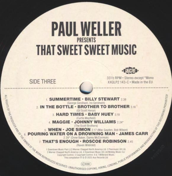 Various Artists - Paul Weller presents: That Sweet Sweet Music - Double Lp