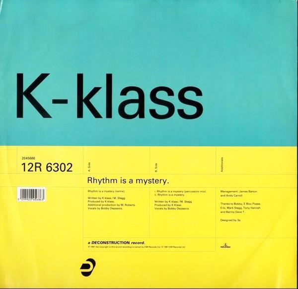 K-Klass - Rhythm Is A Mystery - 12 Inch