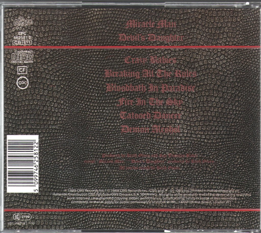Ozzy Osbourne - No Rest For The Wicked - Cd