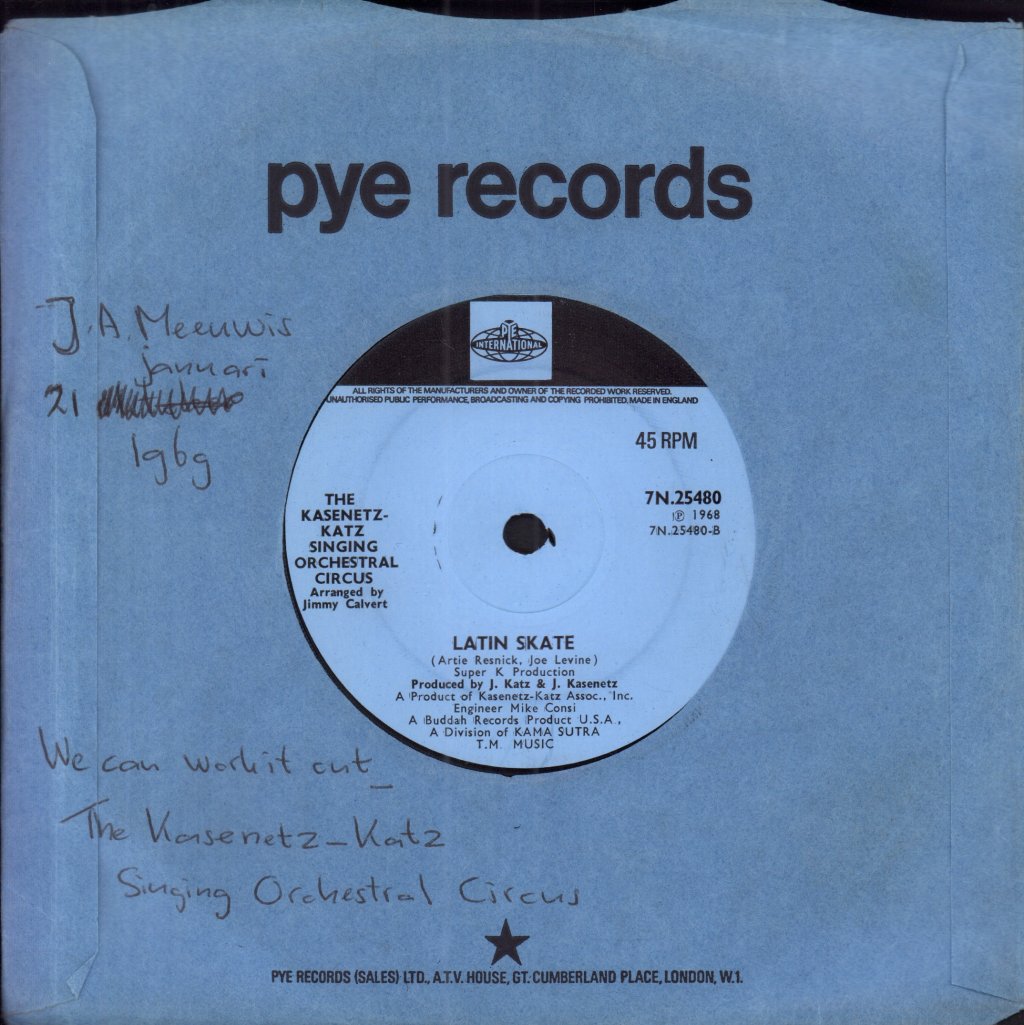 Kasenetz Katz Singing Orchestral Circus - We Can Work It Out - 7 Inch