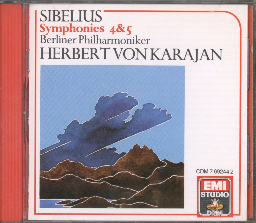 Berliner Philharmoniker, Herbert von Karajan - Sibelius - Symphonies 4&5 - Cd