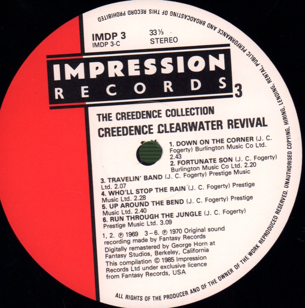 Creedence Clearwater Revival - Creedence Collection - Double Lp