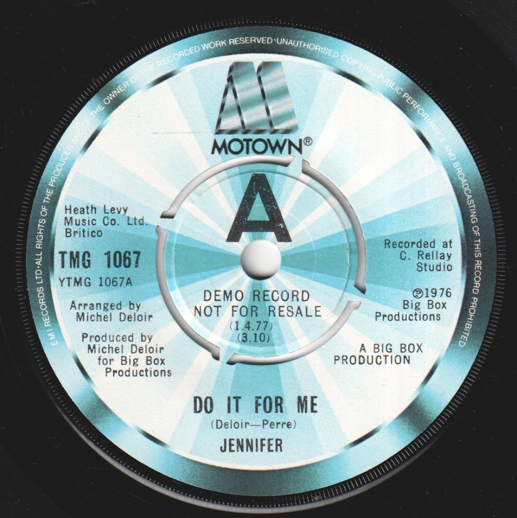 Jennifer - Do It For Me - 7 Inch