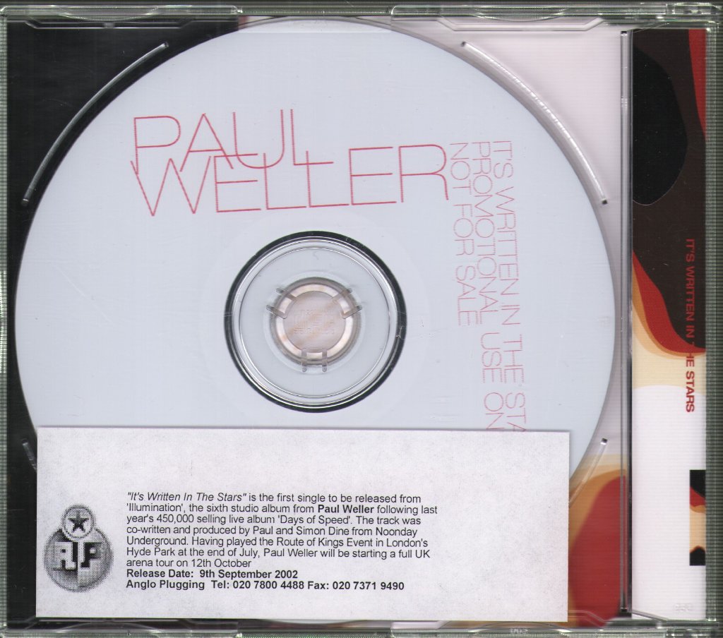 Paul Weller - It's Written In The Stars - Cd