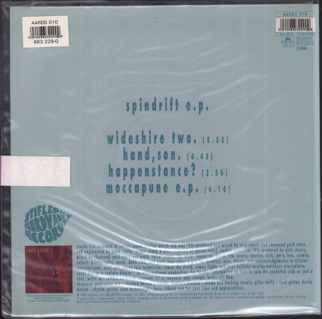 Thousand Yard Stare - Spindrift Ep - 10 Inch