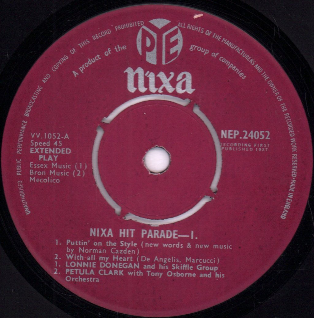 Various Artists - Nixa Hit Parade 1 - 7 Inch