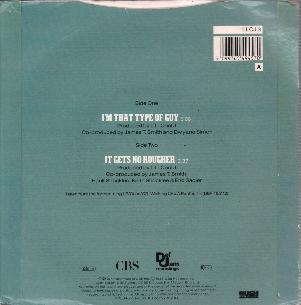 LL Cool J - I'm That Type Of Guy - 7 Inch