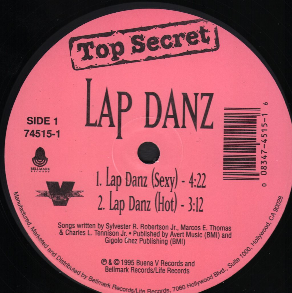 Top Secret - Lap Danz - 12 Inch