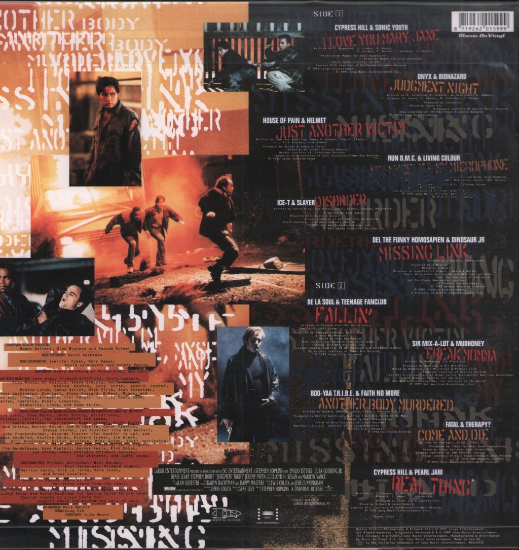 Various Artists - Judgment Night (Music From The Motion Picture) - Lp