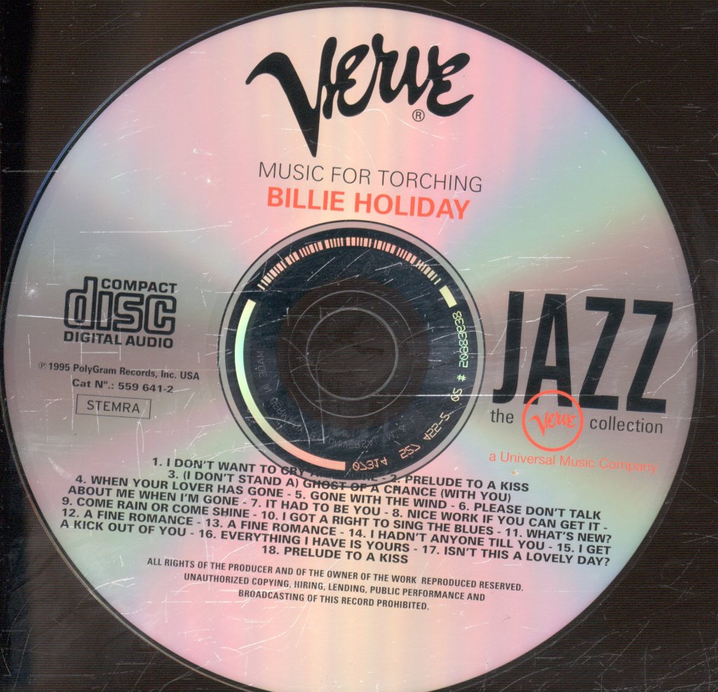 Billie Holiday - Music For Torching - Cd