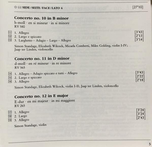English Concert - vivaldi Concerti L'Estro Armonico - Double Lp