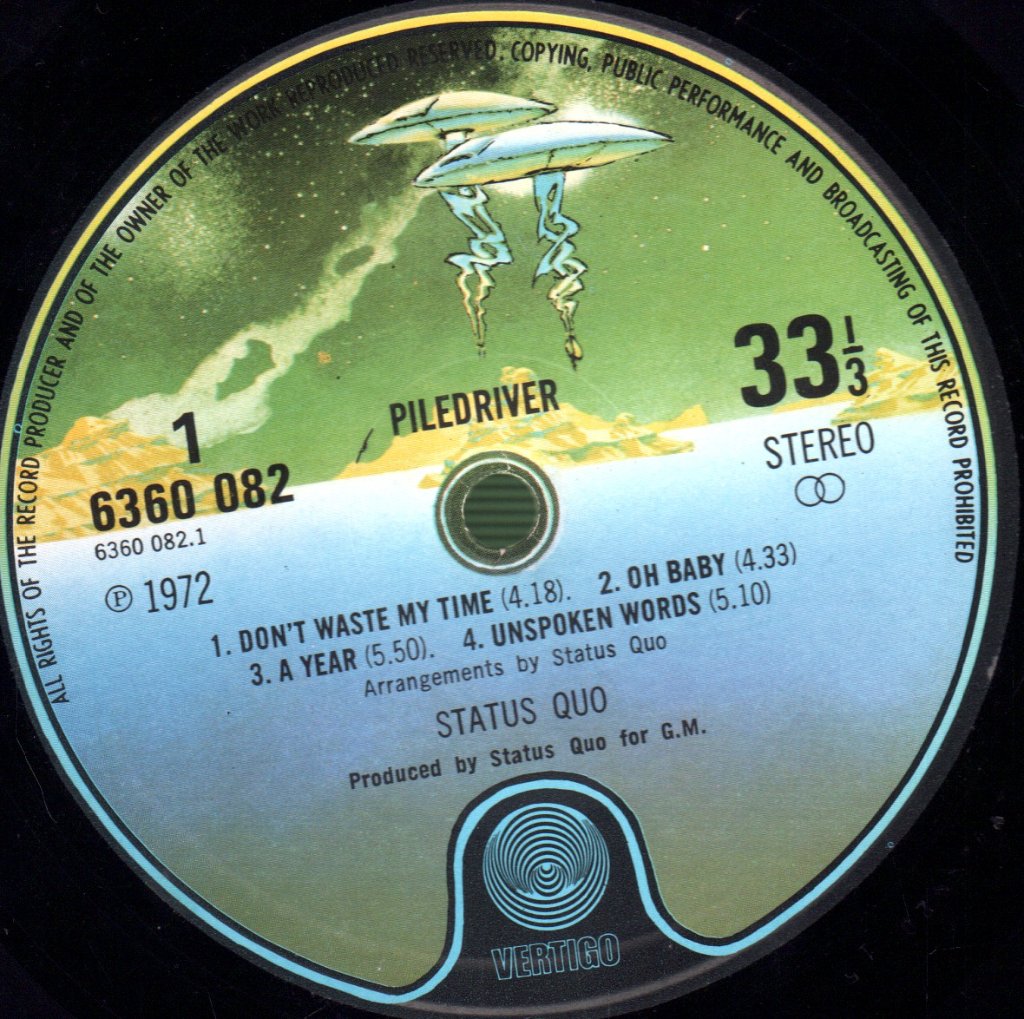 Status Quo - Piledriver - Lp