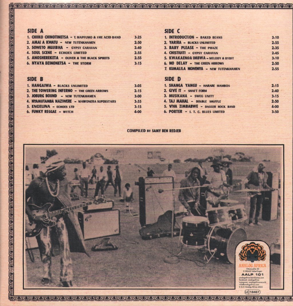 Various Artists - Roots Rocking Zimbabwe: The Modern Sound of Harare' Townships 1975-1980 - Double Lp