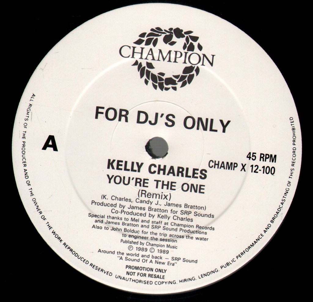 Kelly Charles - You're The One - 12 Inch