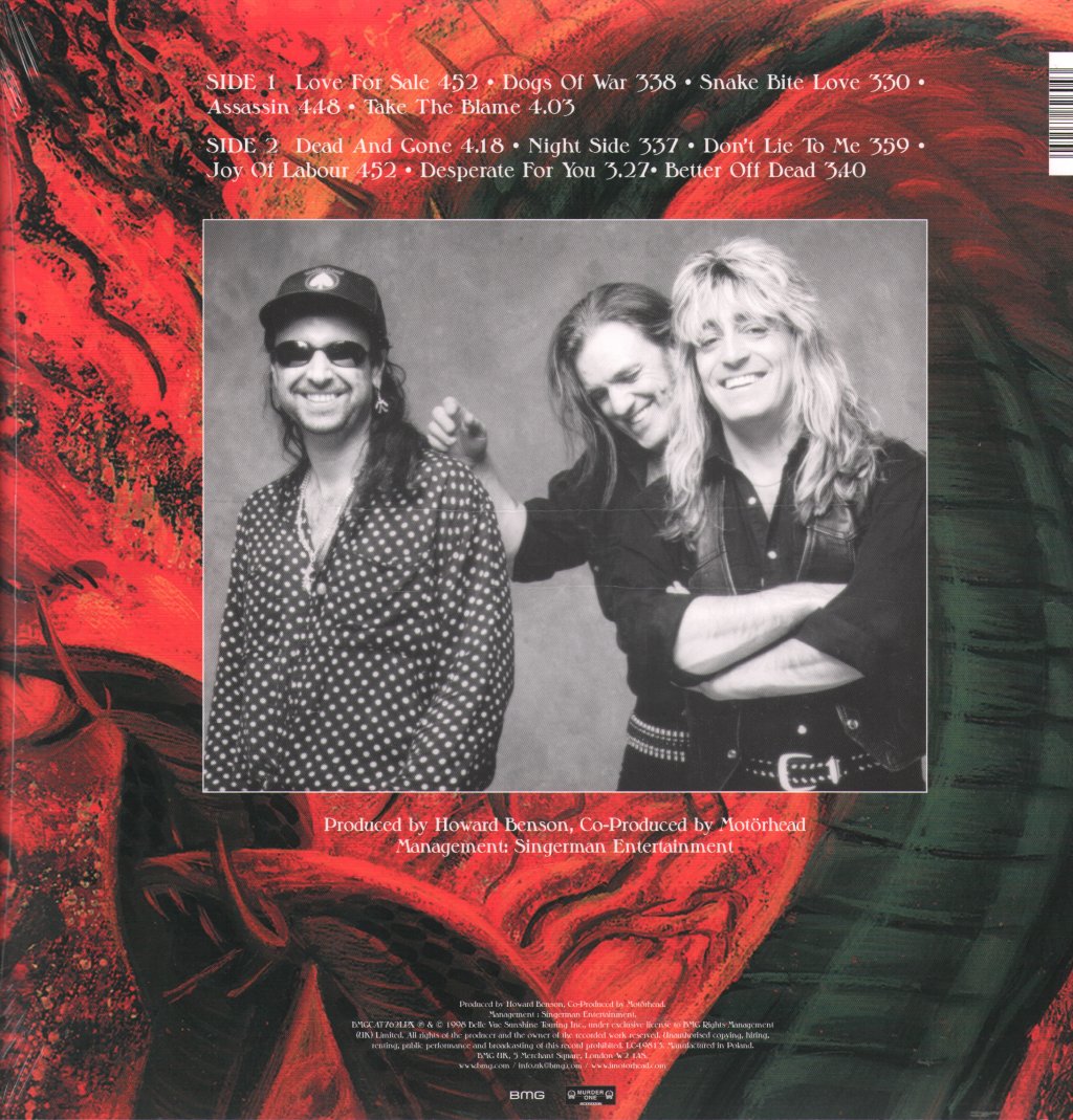 Motorhead - Snake Bite Love - Lp