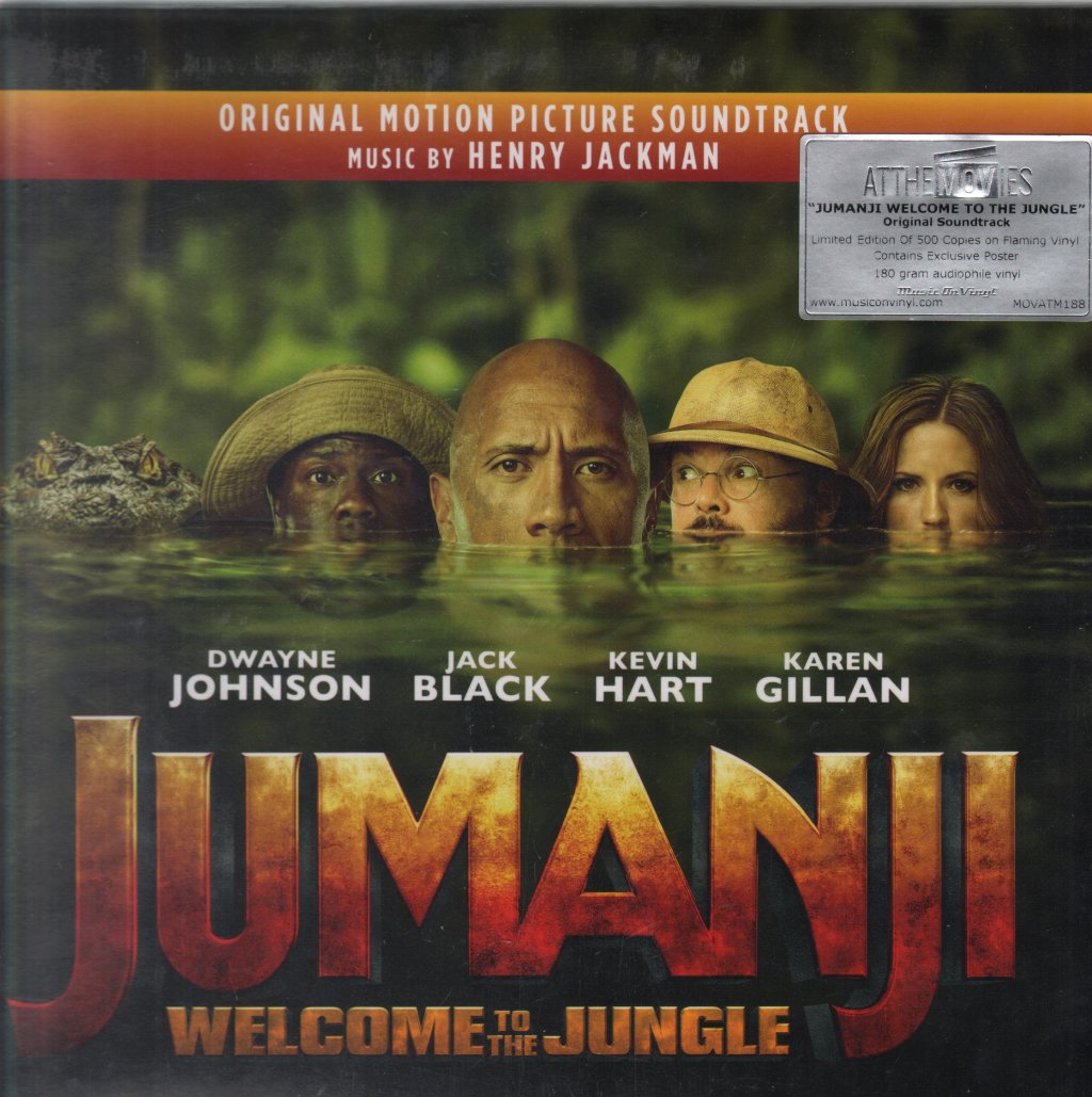 Henry Jackman - Jumanji: Welcome To The Jungle (Original Motion Picture Soundtrack) - Double Lp