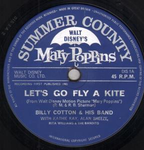Billy Cotton And His Band - Let's Go Fly A Kite - 7 Inch