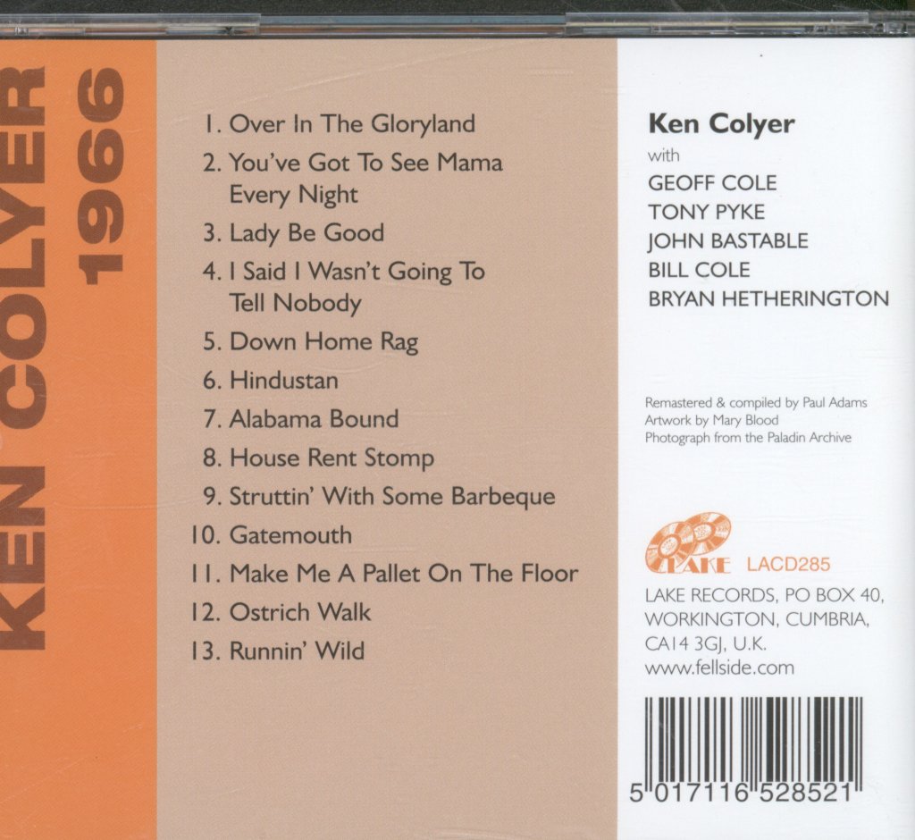 Ken Colyer - 1966 - Cd