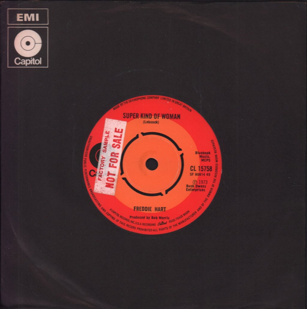 Freddie Hart - Super Kind Of Woman - 7 Inch