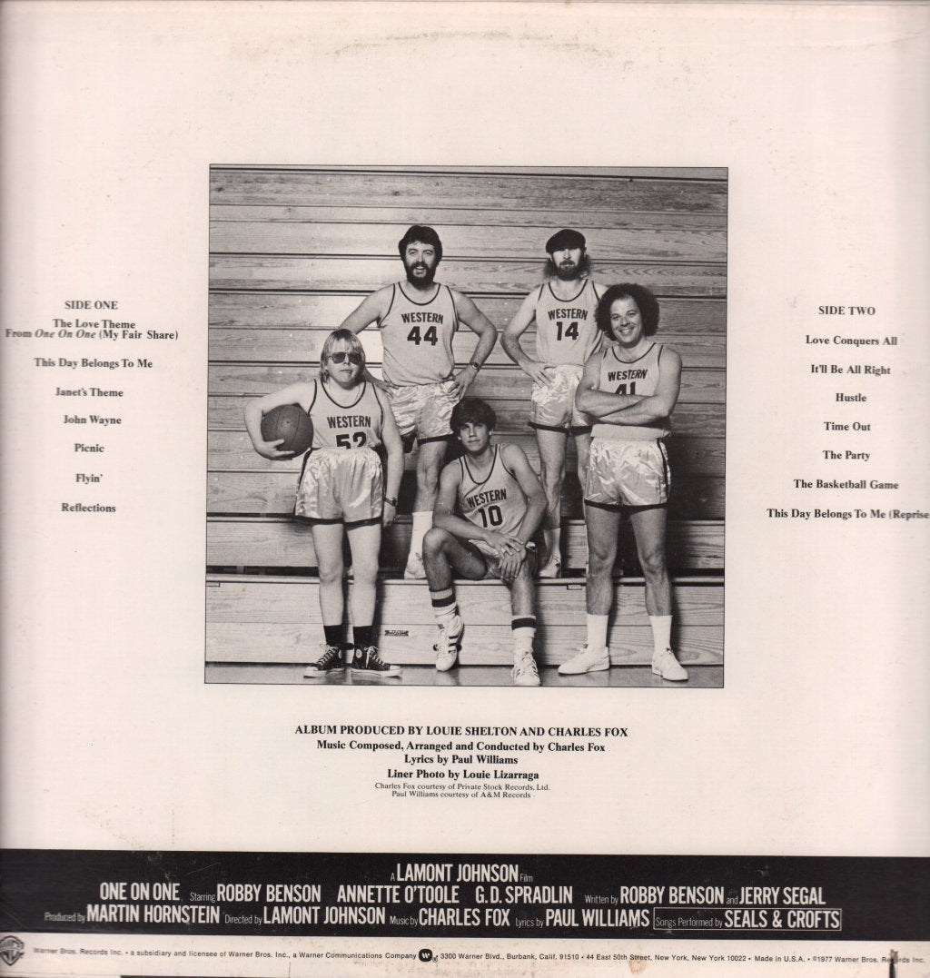 Seals And Crofts - Sing The Songs From The Original Motion Picture Sound Track One On One - Lp