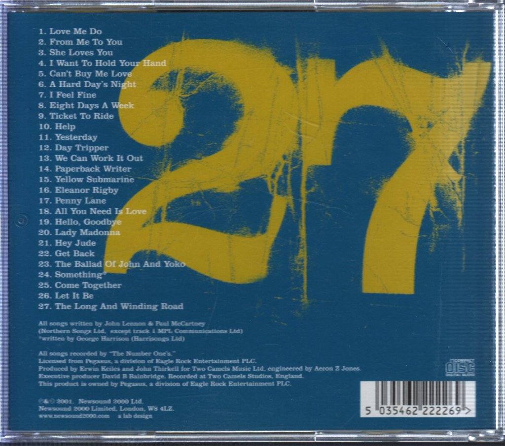 Beatles - Twenty Seven No. 1's The Karaoke Album - Cd