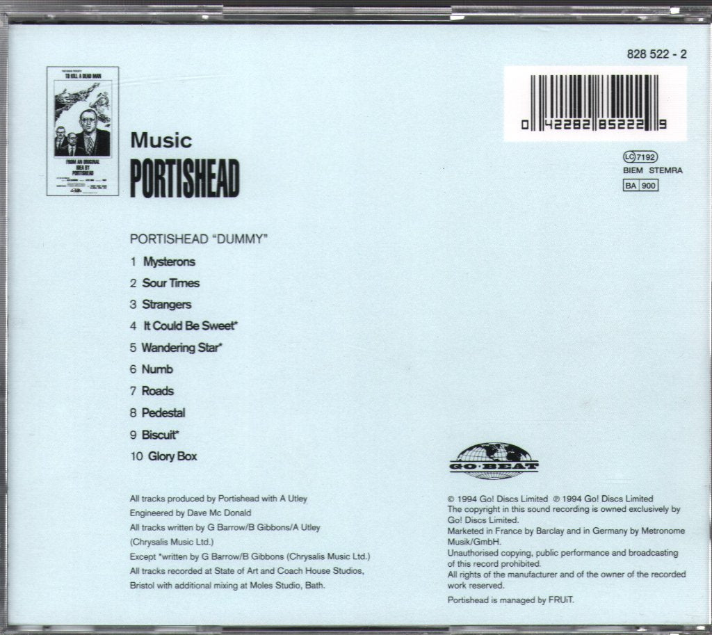 Portishead - Dummy - Cd