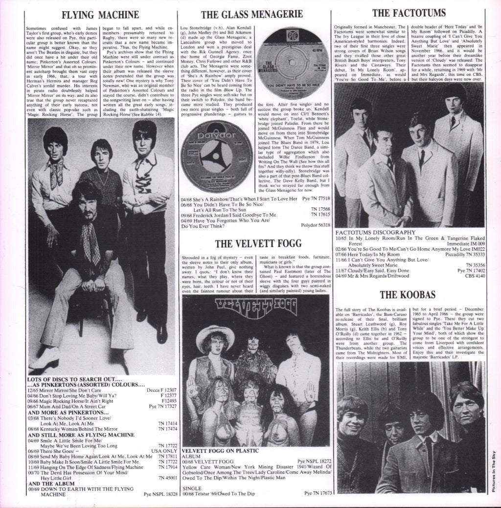 Various Artists - Rubble Seven: Pictures In The Sky - Lp
