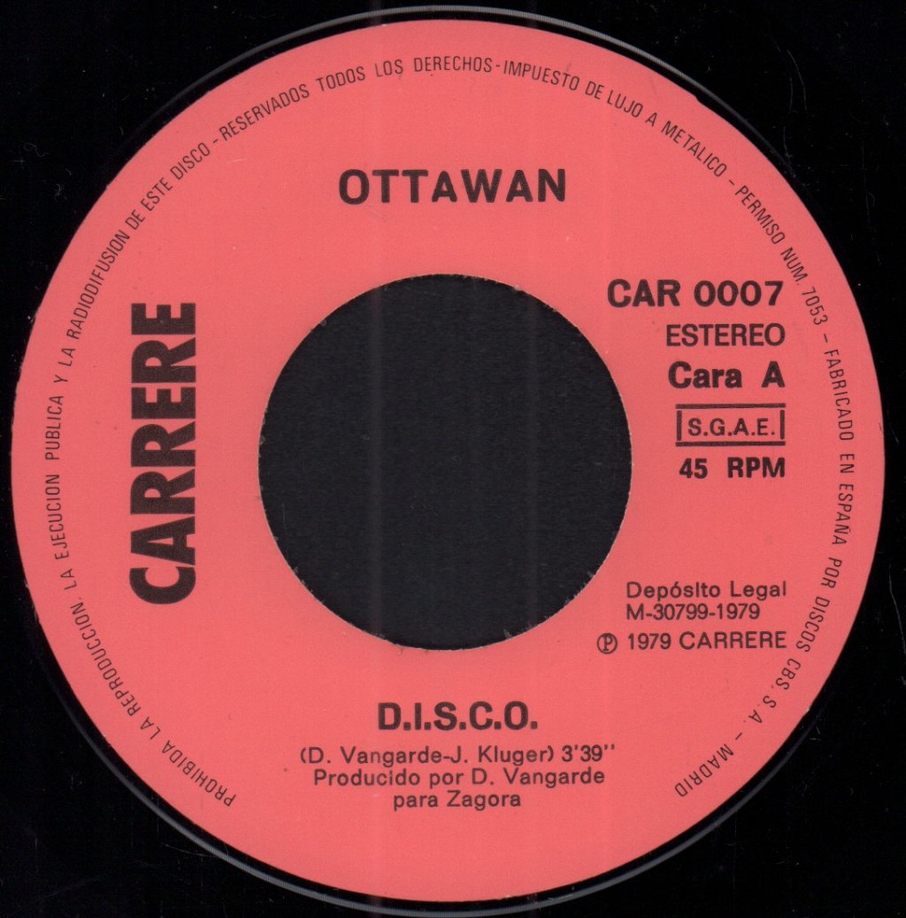 Ottawan - Disco - 7 Inch