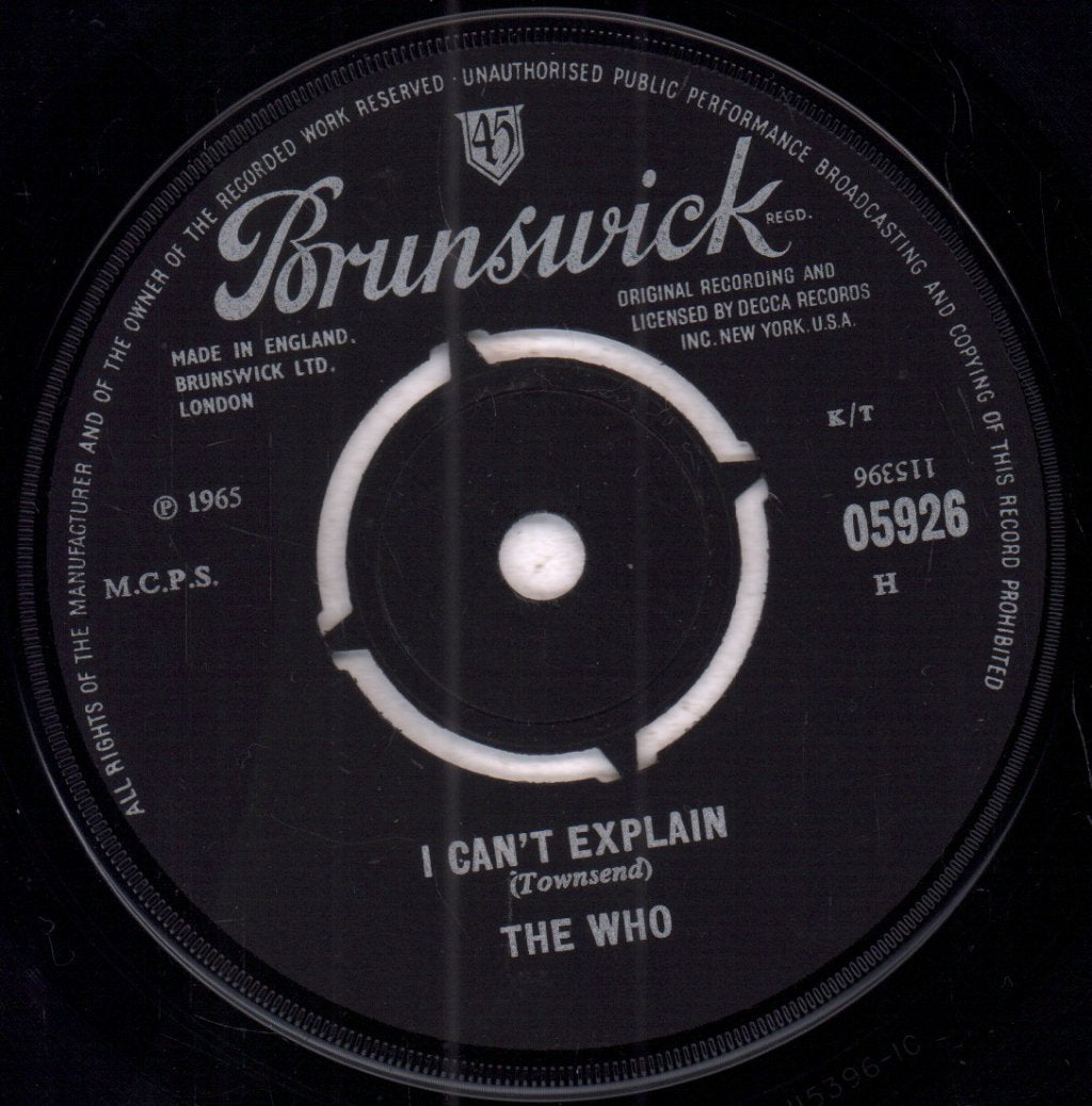 Who - I Can't Explain - 7 Inch