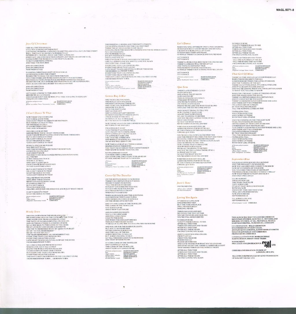 Chris Rea - Dancing With Strangers - Lp