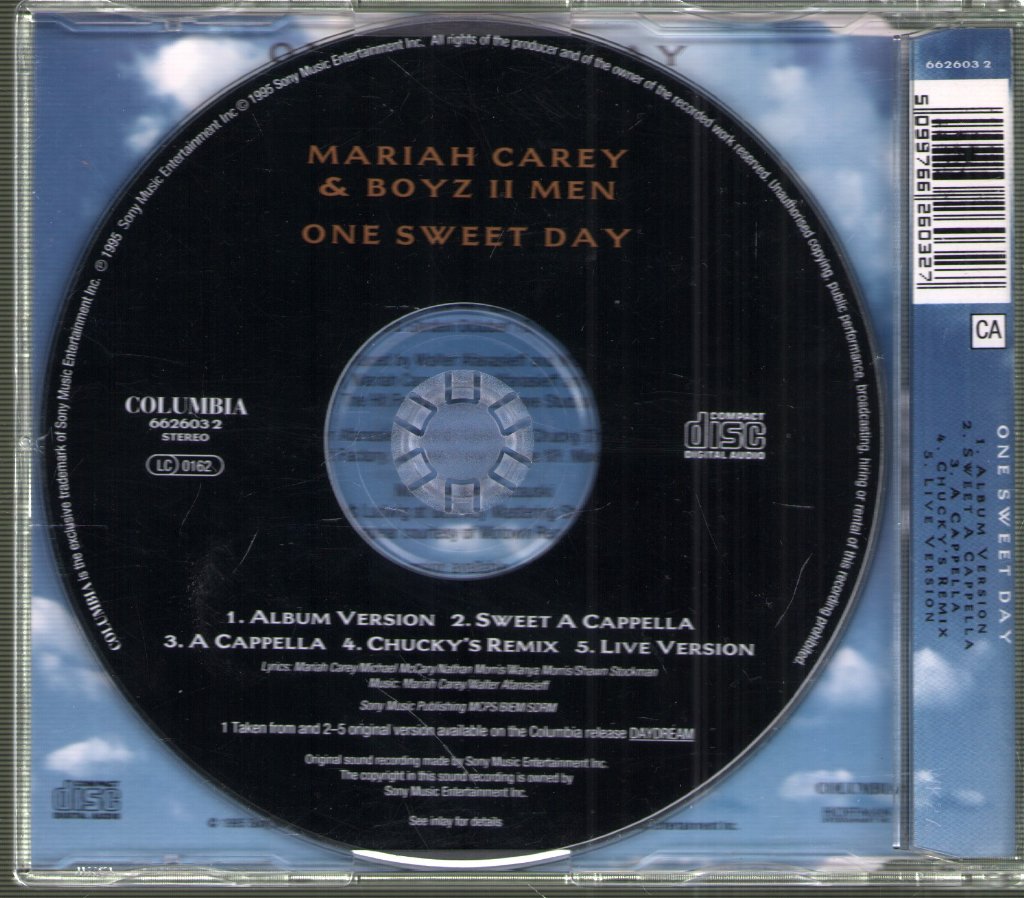 Mariah Carey And Boyz To Men - One Sweet Day - Cd