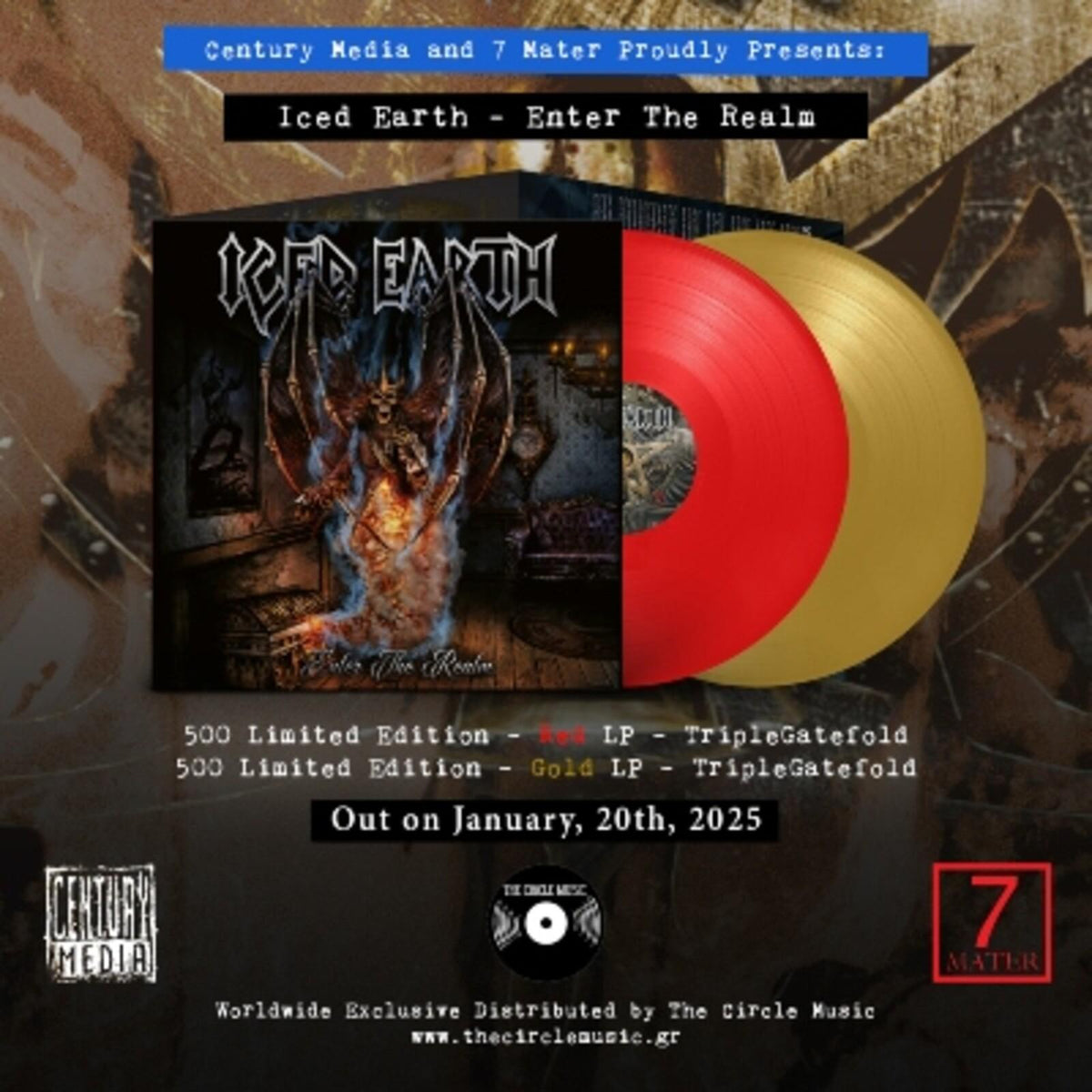 Iced Earth - Enter the Realm - Lp