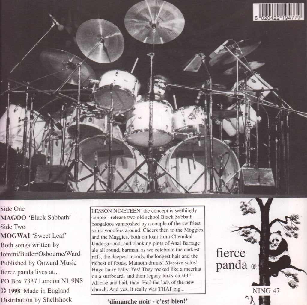 Magoo/Mogwai - Black Sabbath/Sweet Leaf - 7 Inch