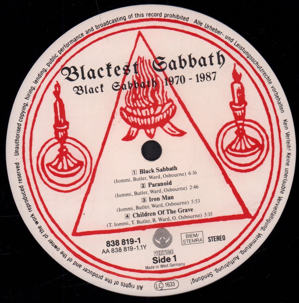 Black Sabbath - 1970-1987 - Double Lp