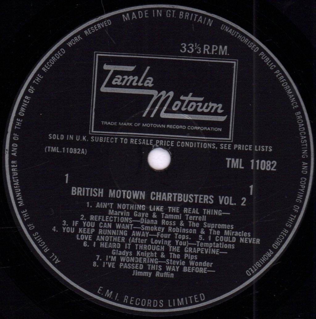 Various Artists - British Motown Chartbusters Vol 2 - Lp