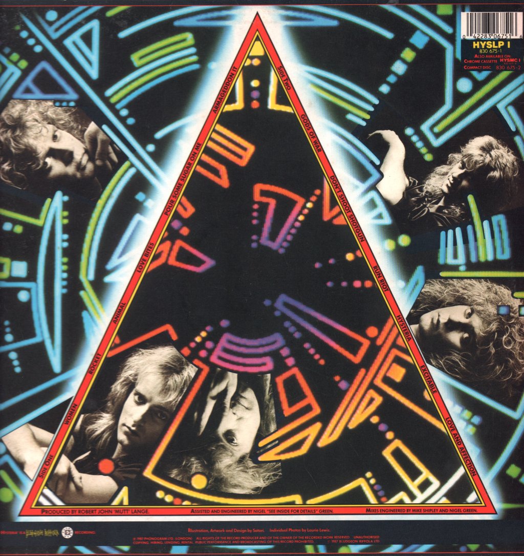 Def Leppard - Hysteria - Lp