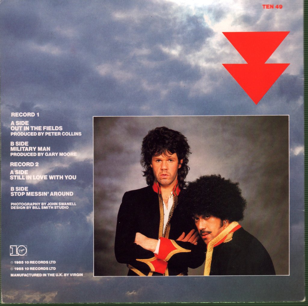 Gary Moore And Phil Lynott - Out In The Fields - Double 7 Inch