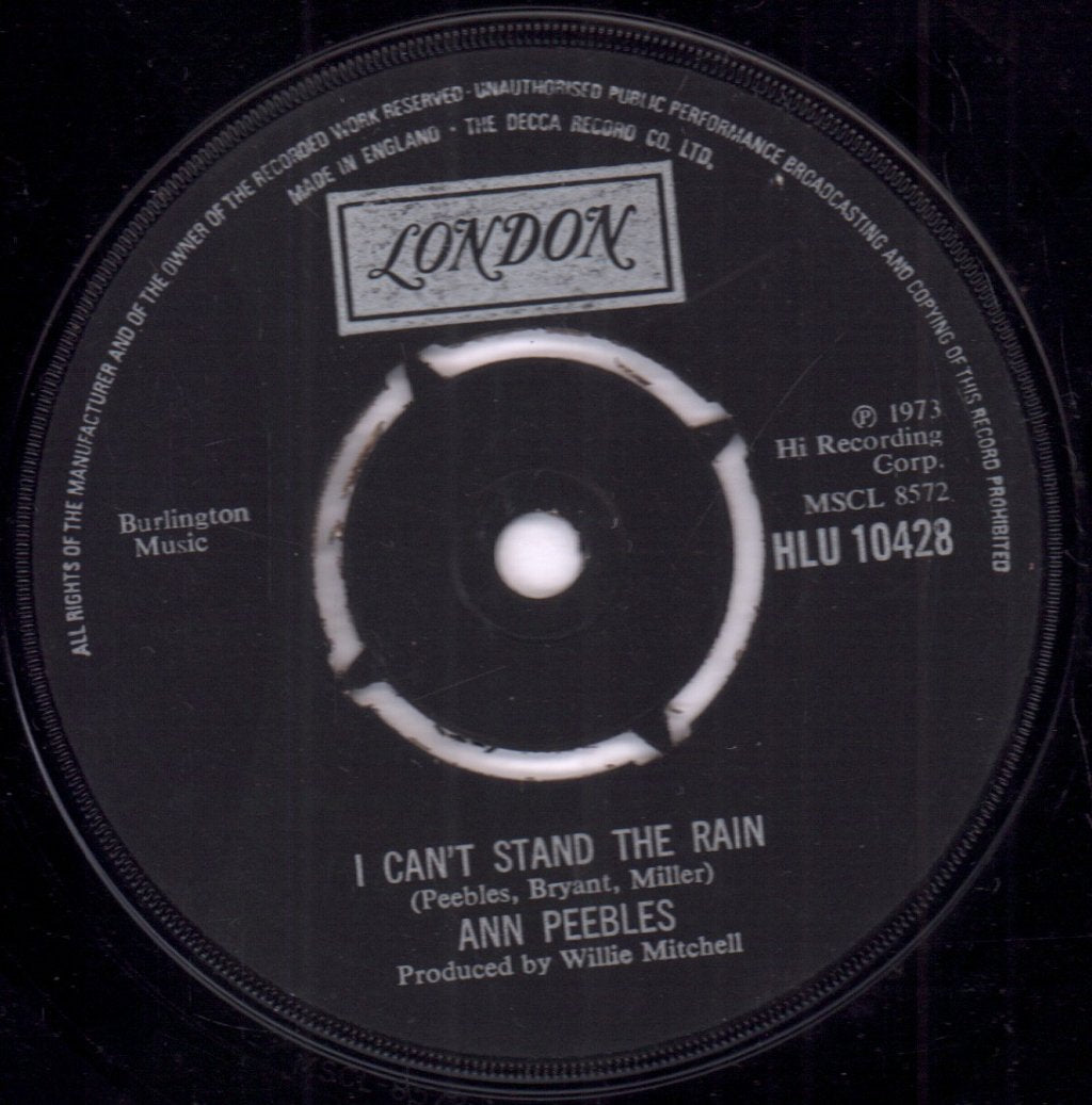 Ann Peebles - I Can't Stand The Rain - 7 Inch