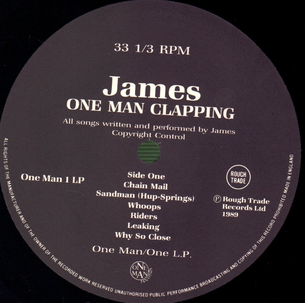 James - One Man Clapping (Live) - Lp