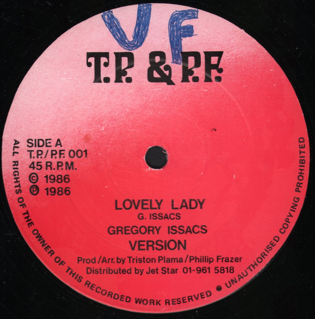 Gregory Issacs / Phillip Frazer - Lovely Lady / Just A Dream - 12 Inch