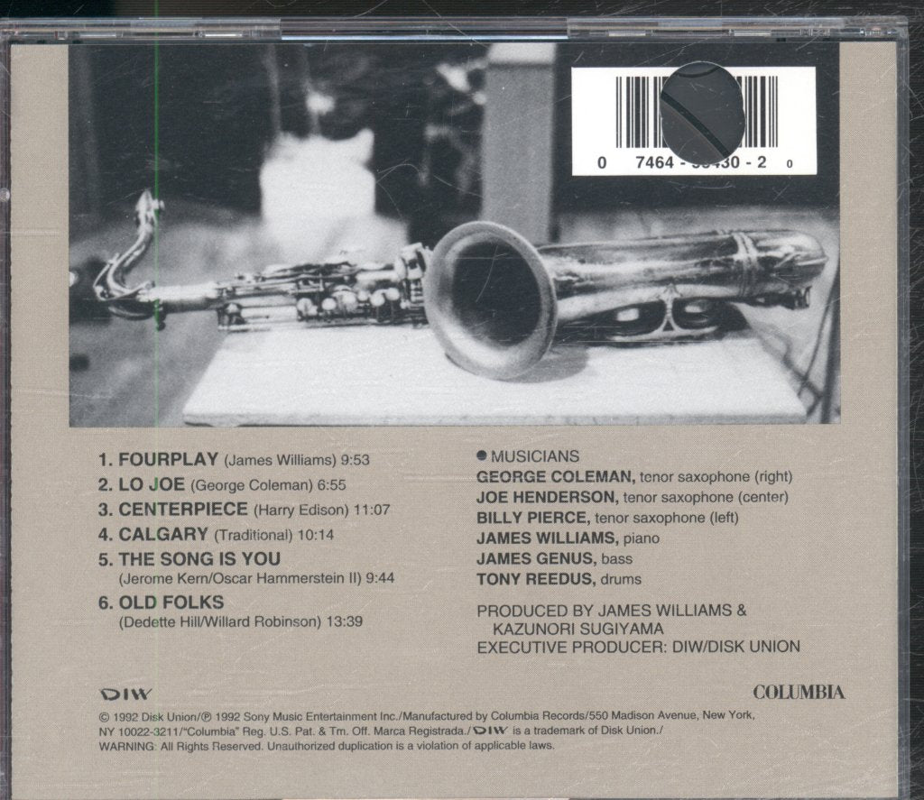 James Williams - Meets The Saxophone Masters - Cd