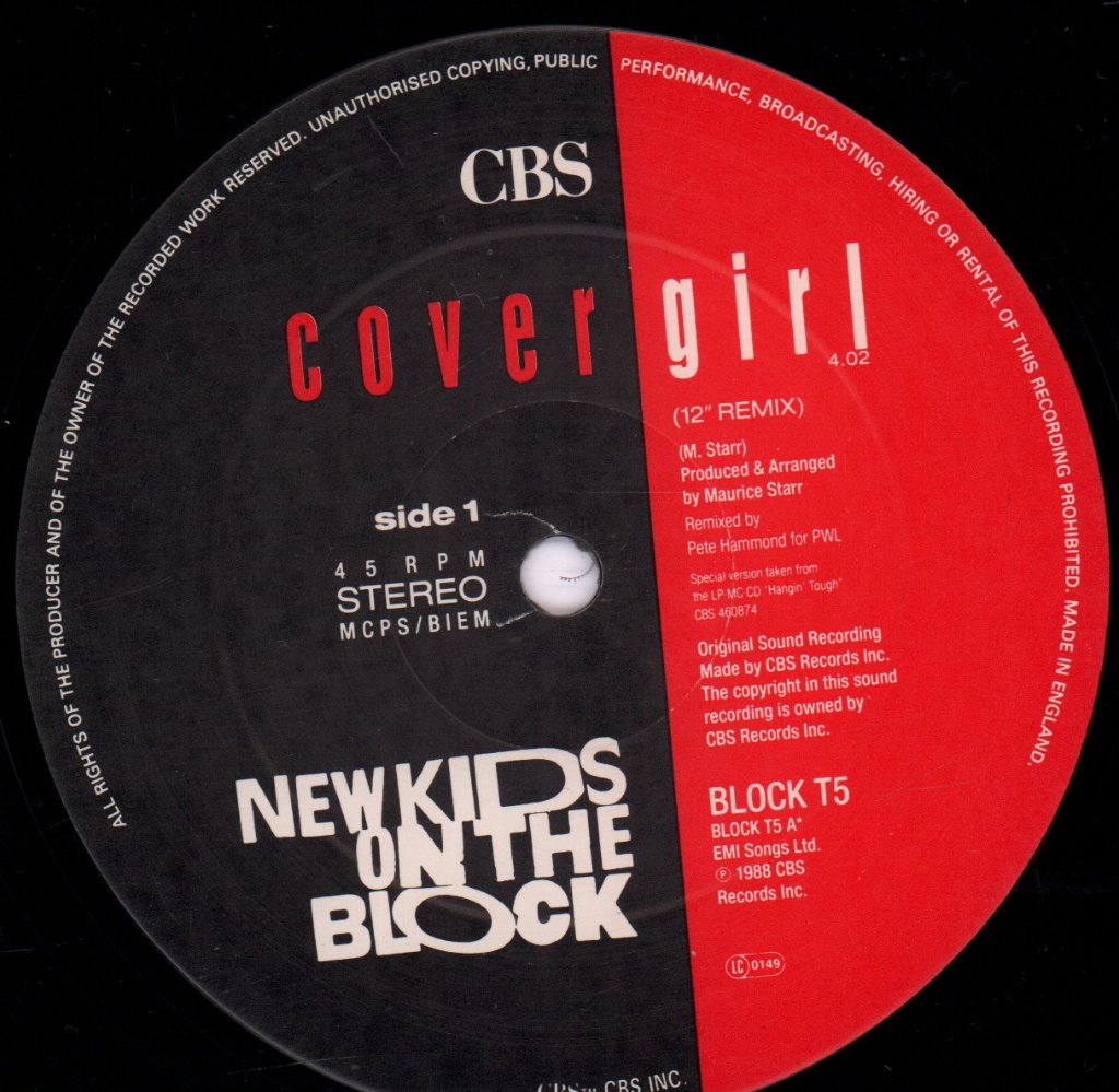 New Kids On The Block - Cover Girl - 12 Inch