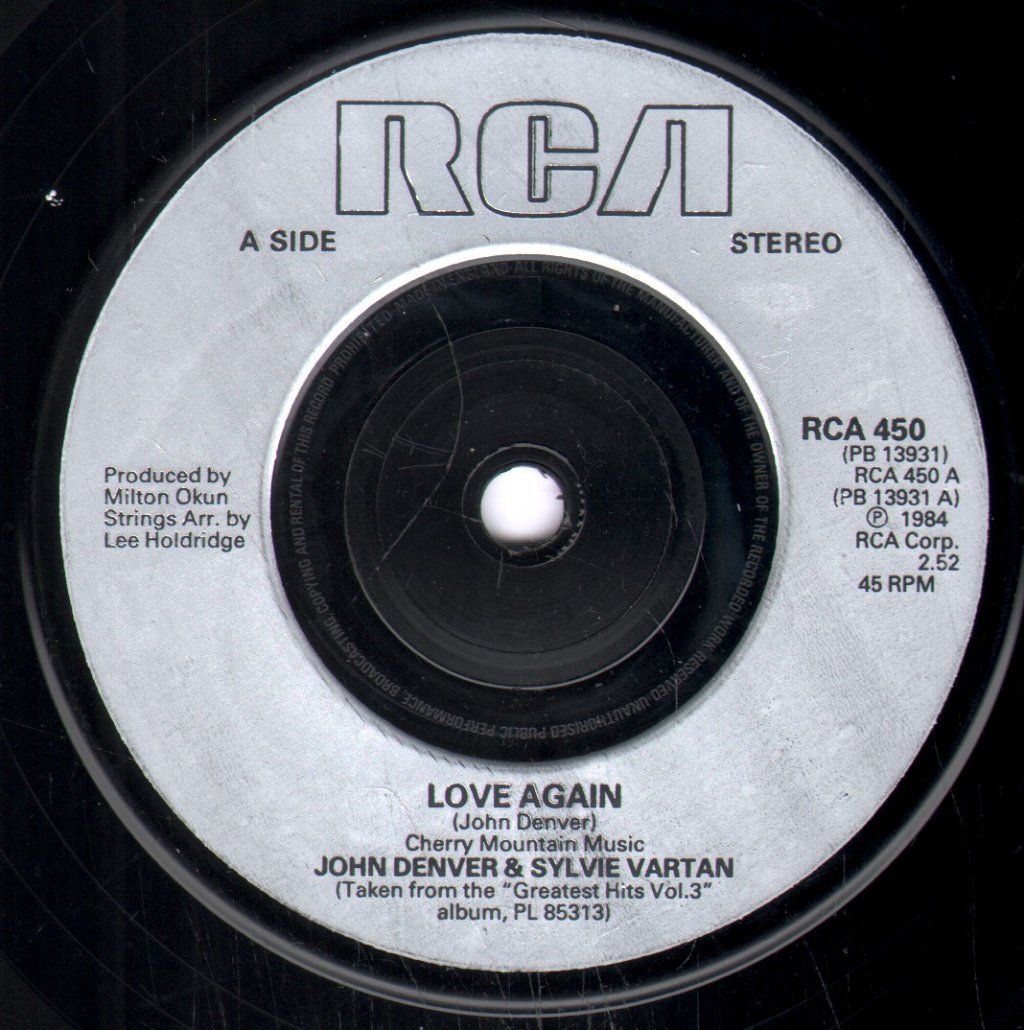 John Denver And Sylvie Vartan - Love Again - 7 Inch