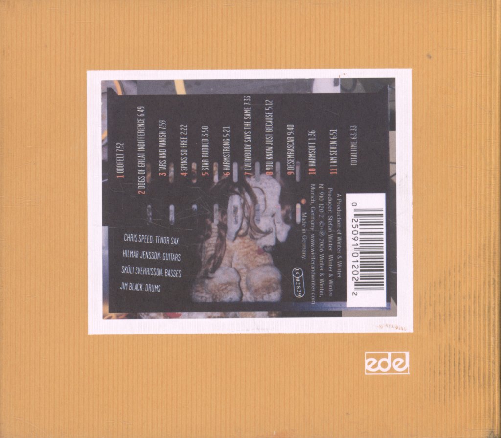 Jim Black, Alasnoaxis - Dogs Of Great Indifference - Cd